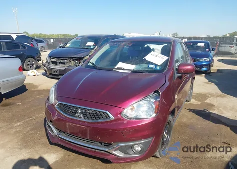 2019 Mitsubishi Mirage Rf из США, поврежденный, VIN ML32A3HJ0KH009888